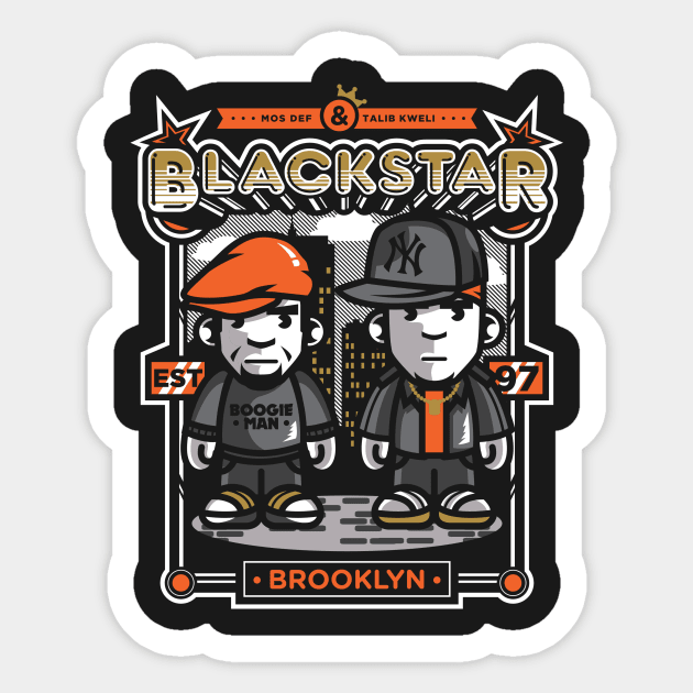 Black Star Sticker by KDNJ